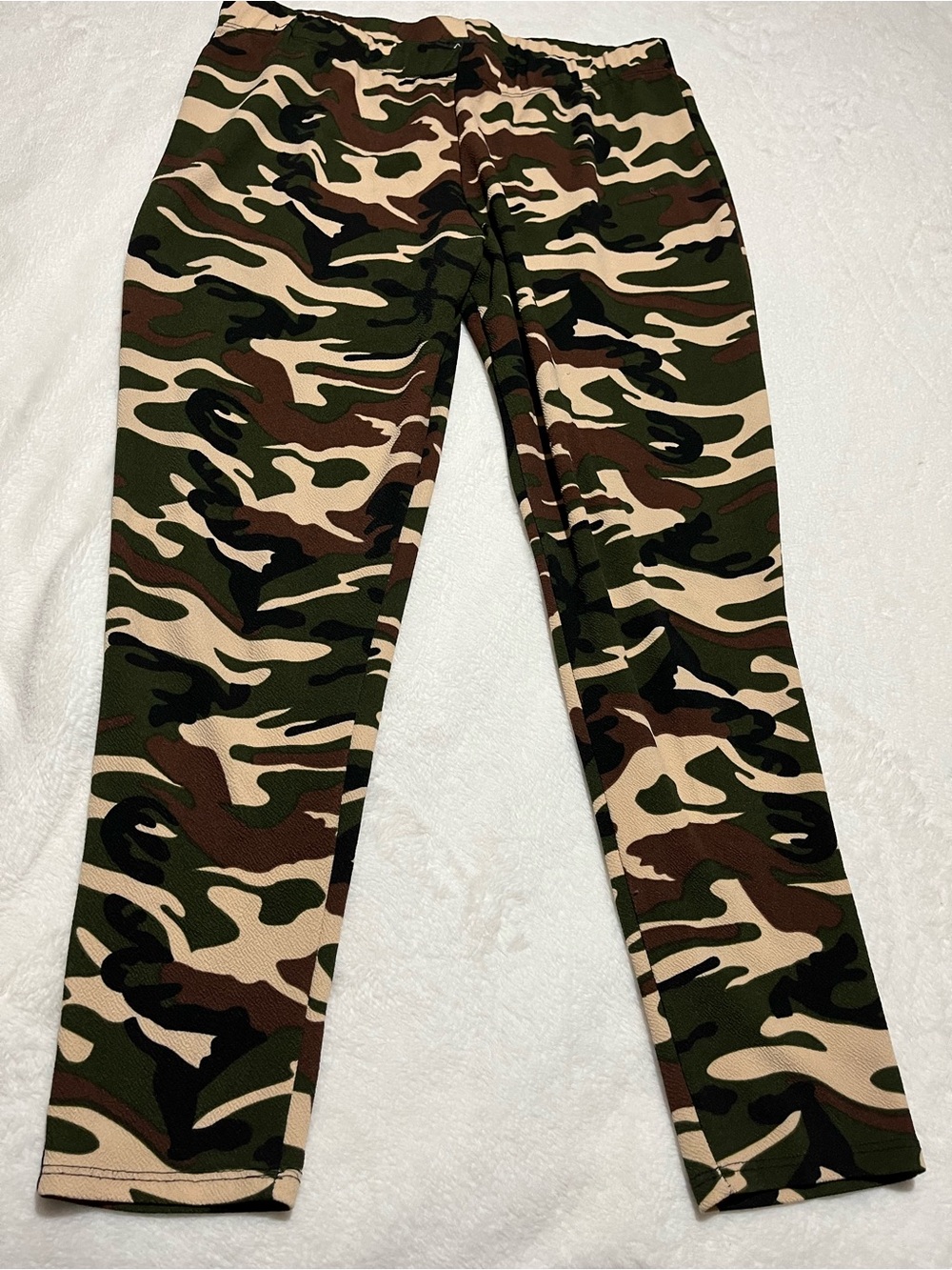 Arabella Camo Print Leggings- Green Camo